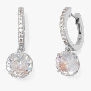 that sparkle pavé huggies